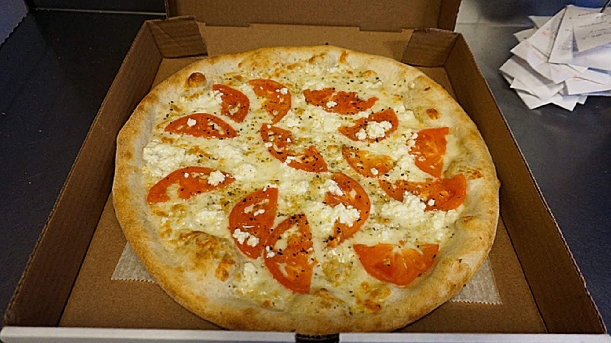 Greek White Pizza (Medium 14'')