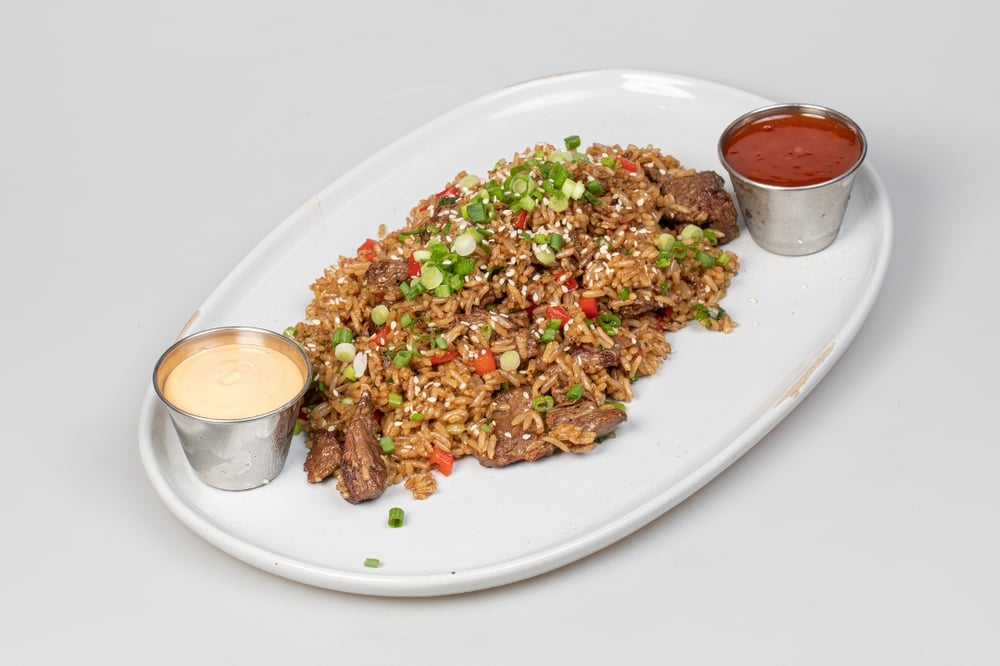 Special fried rice with lomo