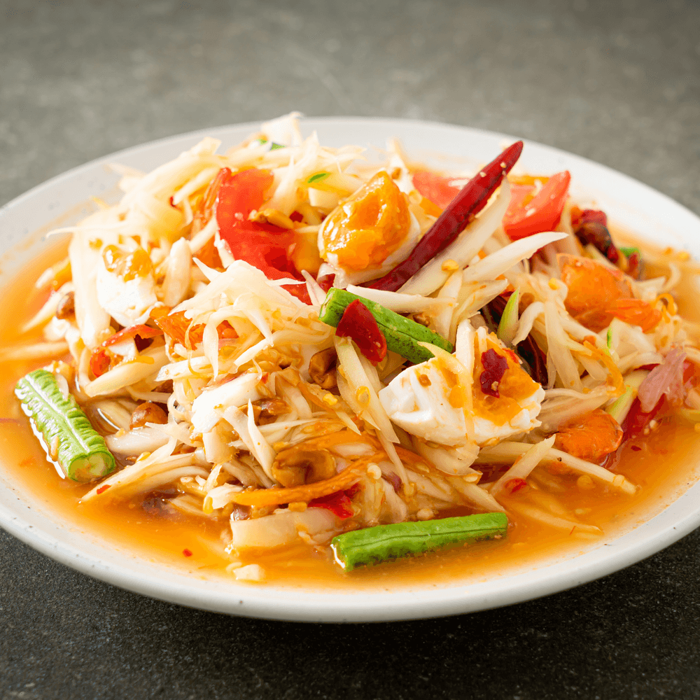 207. Gỏi Đu Đủ Tôm Thịt Papaya Salad with Shrimp & Pork