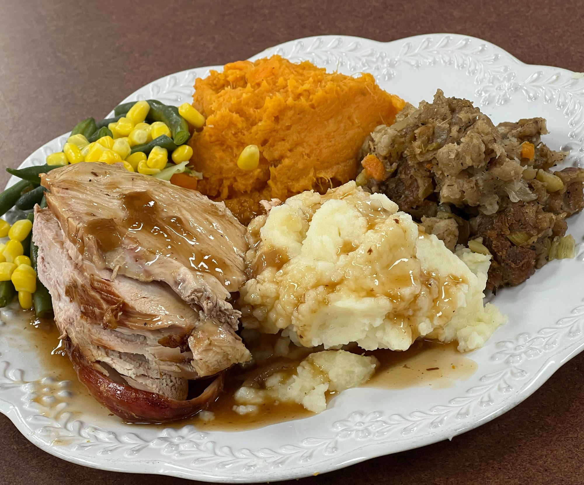 Fresh Carved Turkey