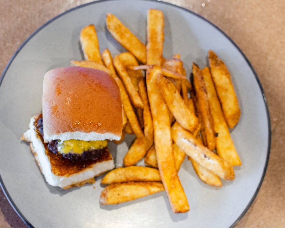 Kids Cheeseburger with Side