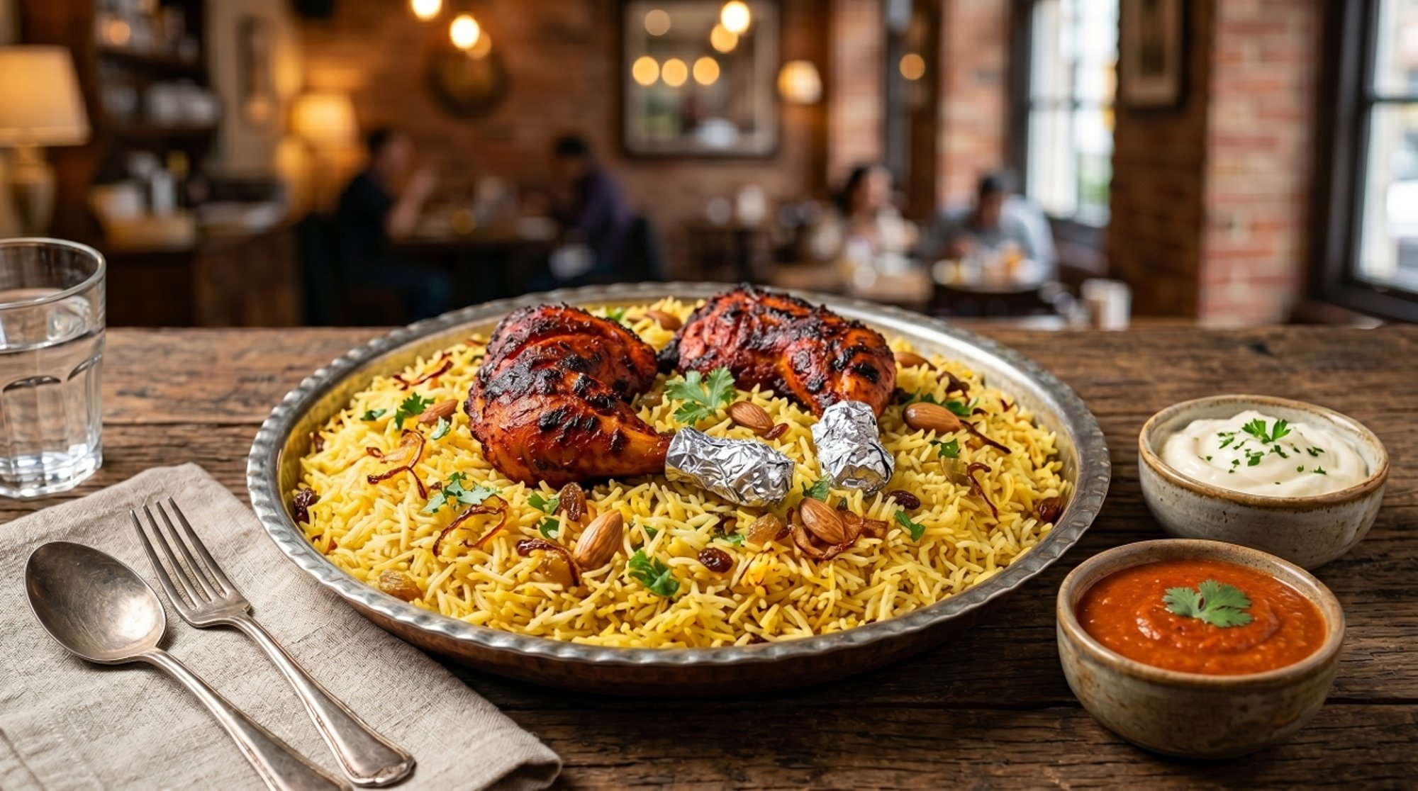 Tandoori juicy Chicken mandi (1 piece)