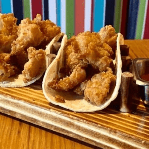 Taco De Chicharron De Pescado
