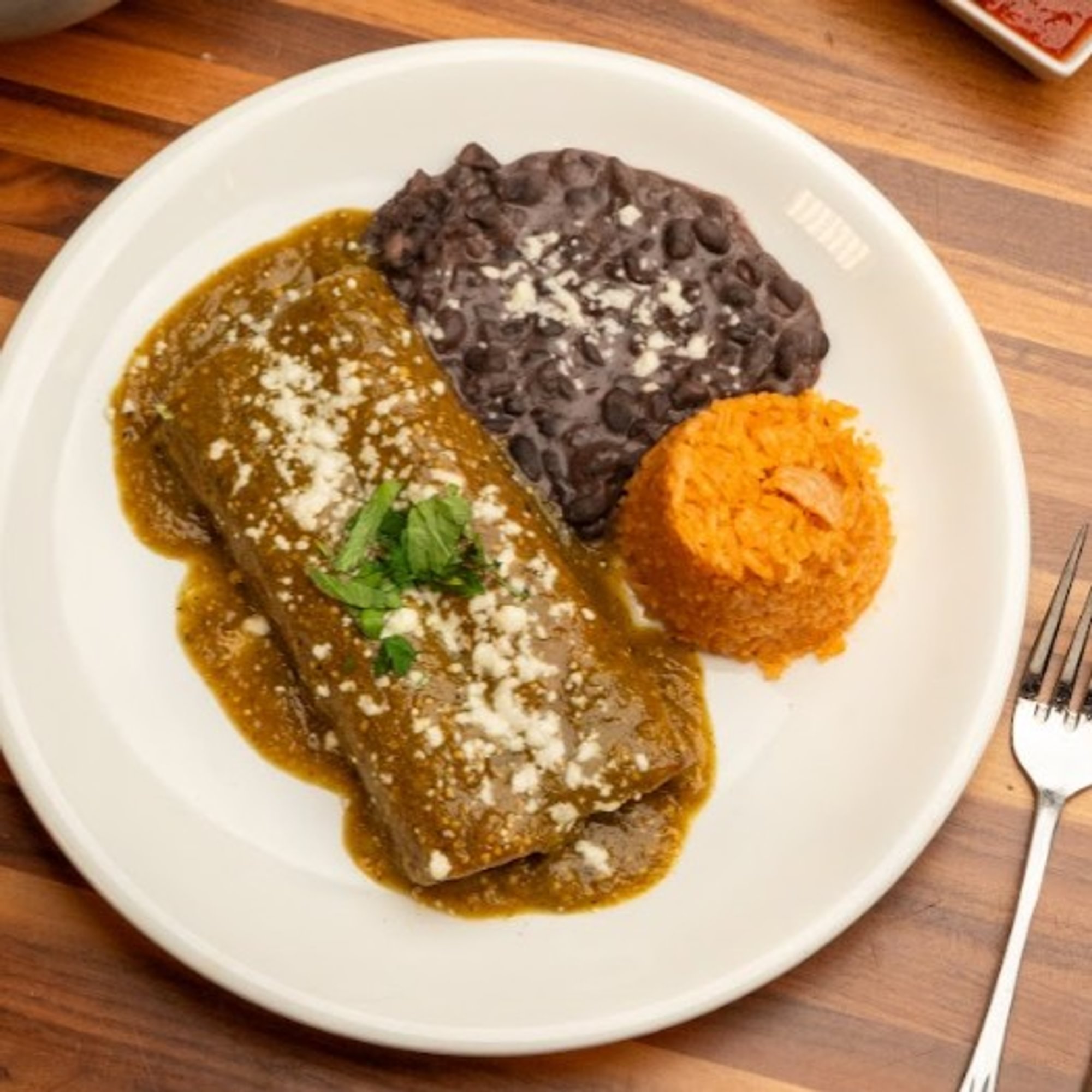 Enchiladas Verde 
