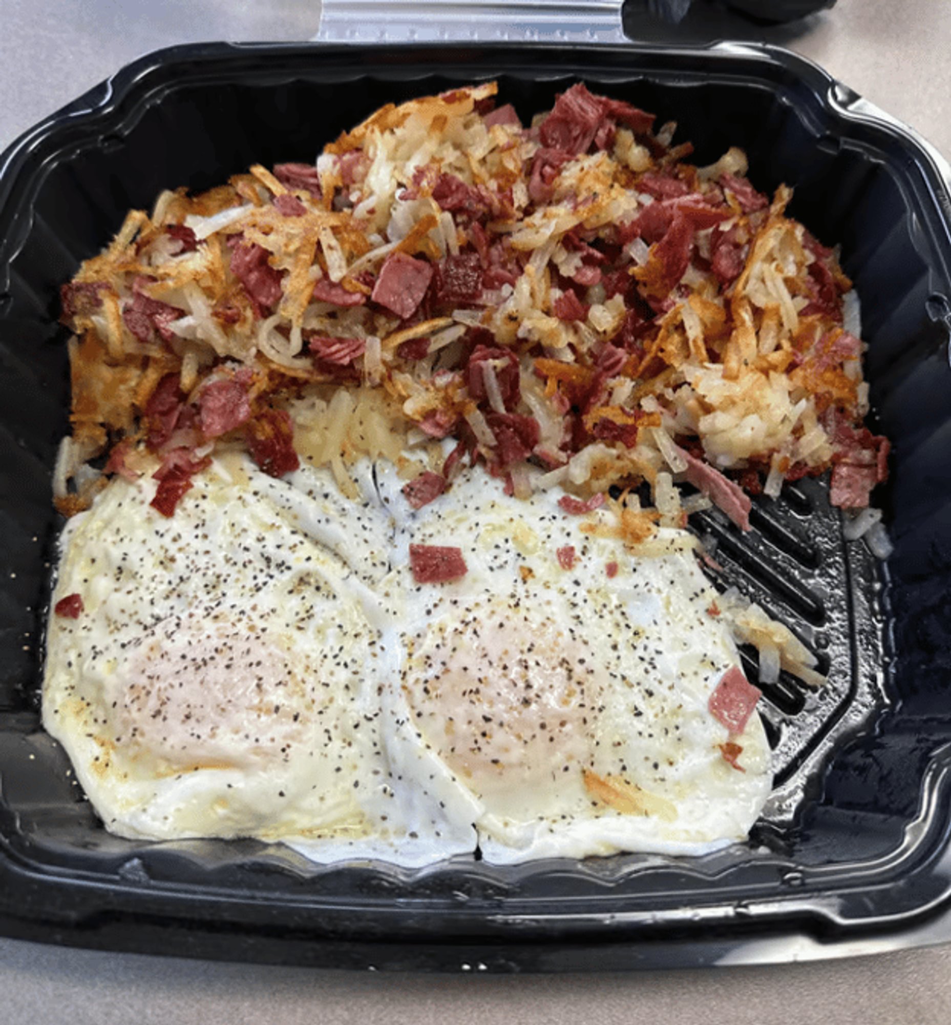 Corned Beef Hash and Eggs