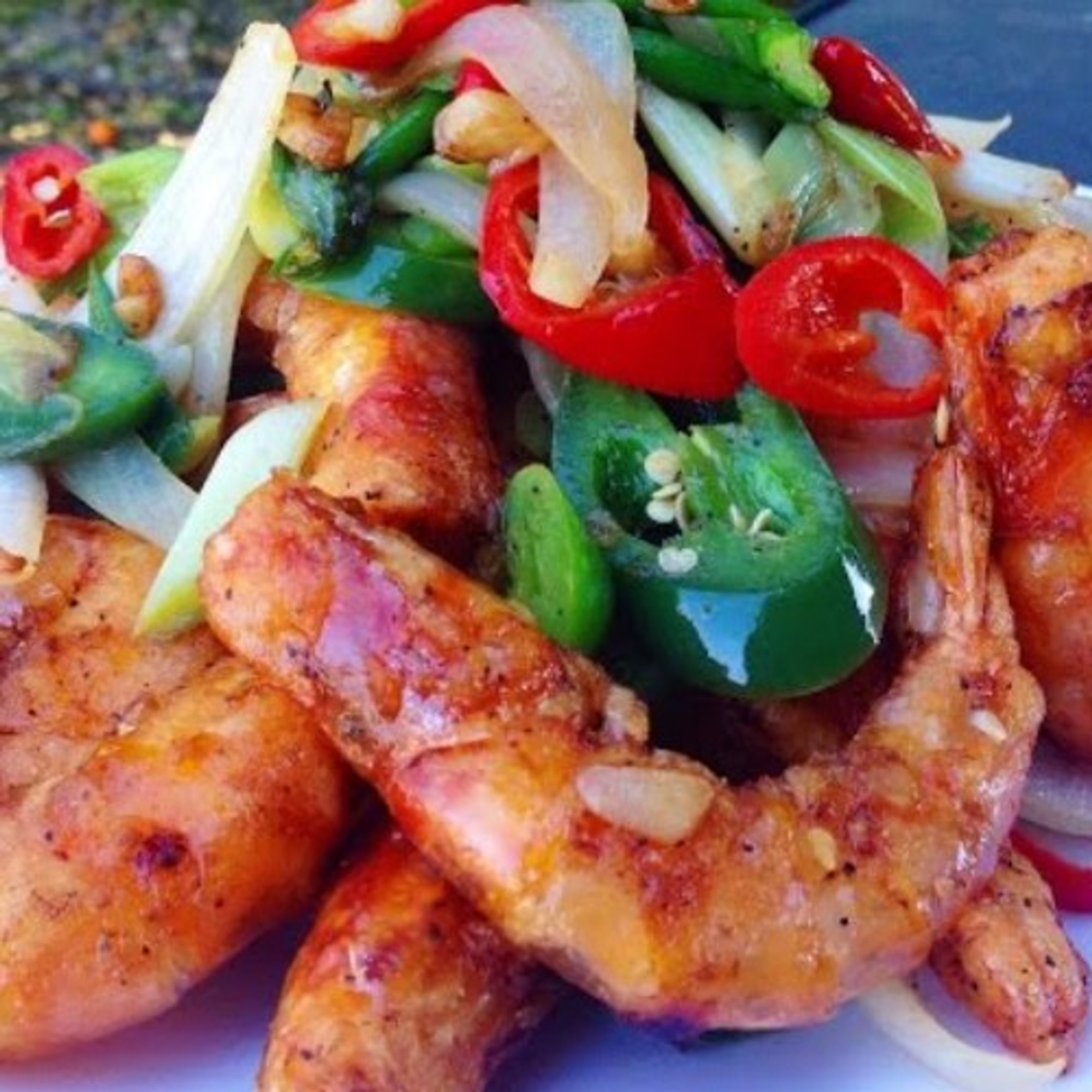 Salt & Pepper Shrimp - Tom Rang Muoi