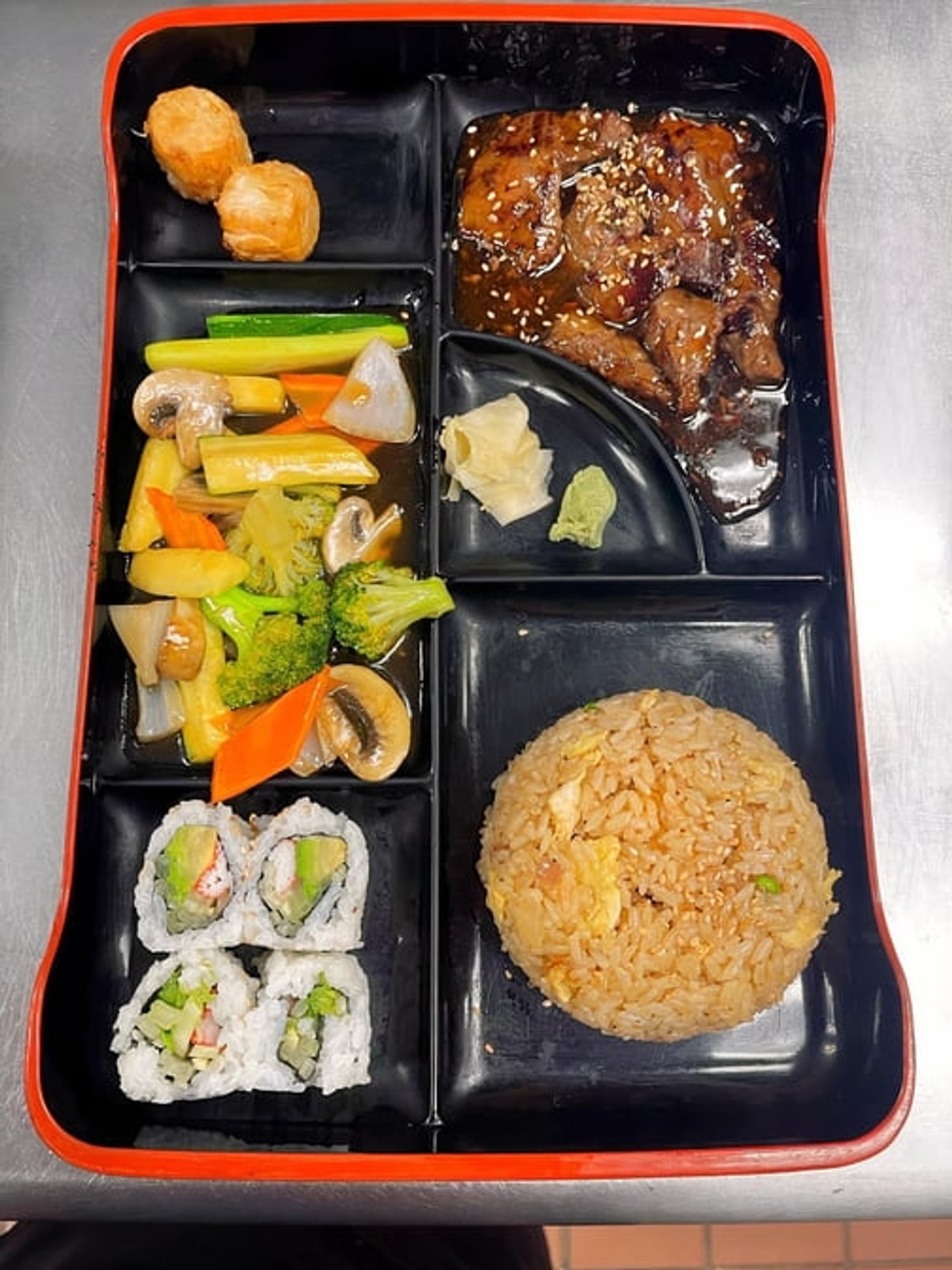 Beef Teriyaki Bento Box (Lunch)