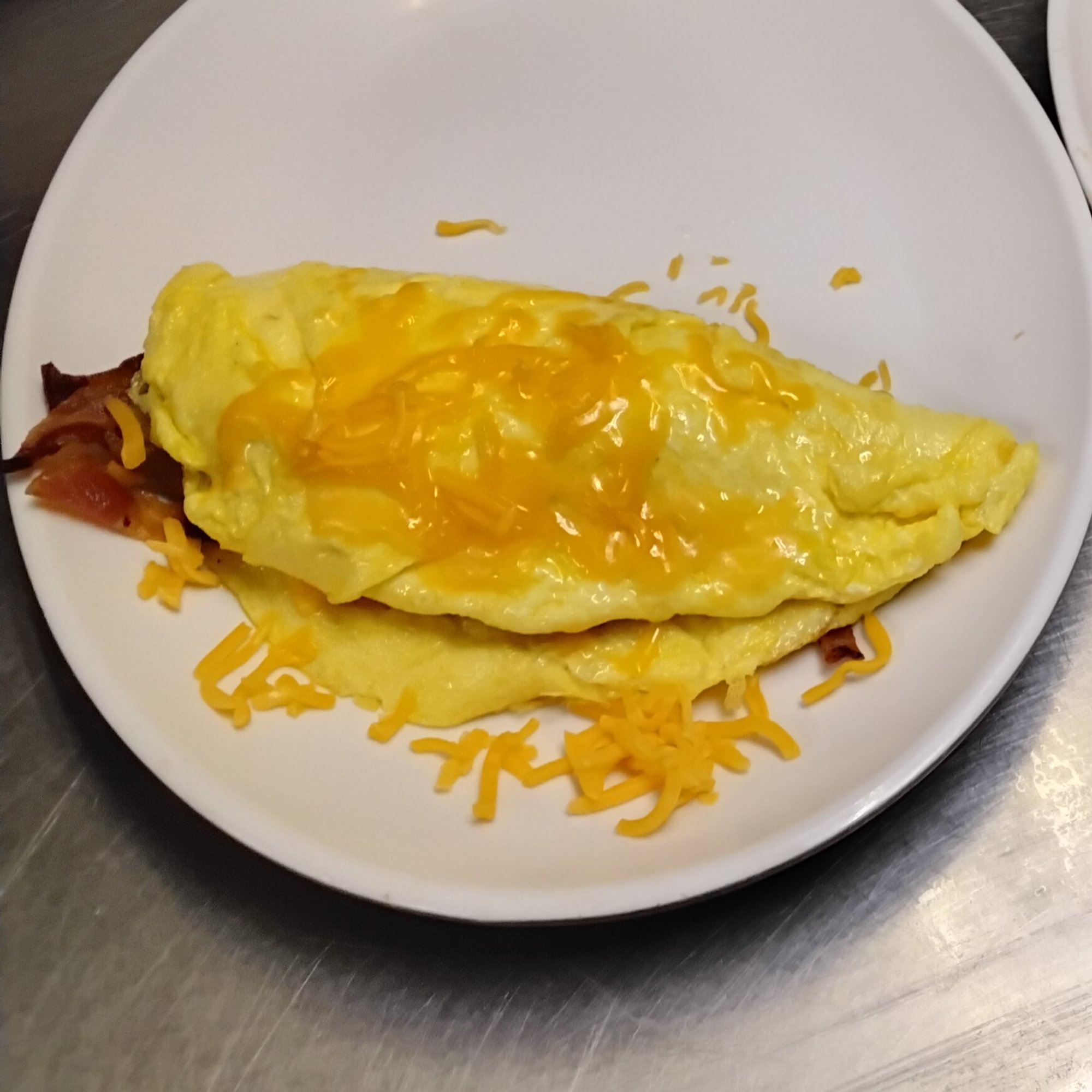 Bacon or Sausage & Cheese Omelet