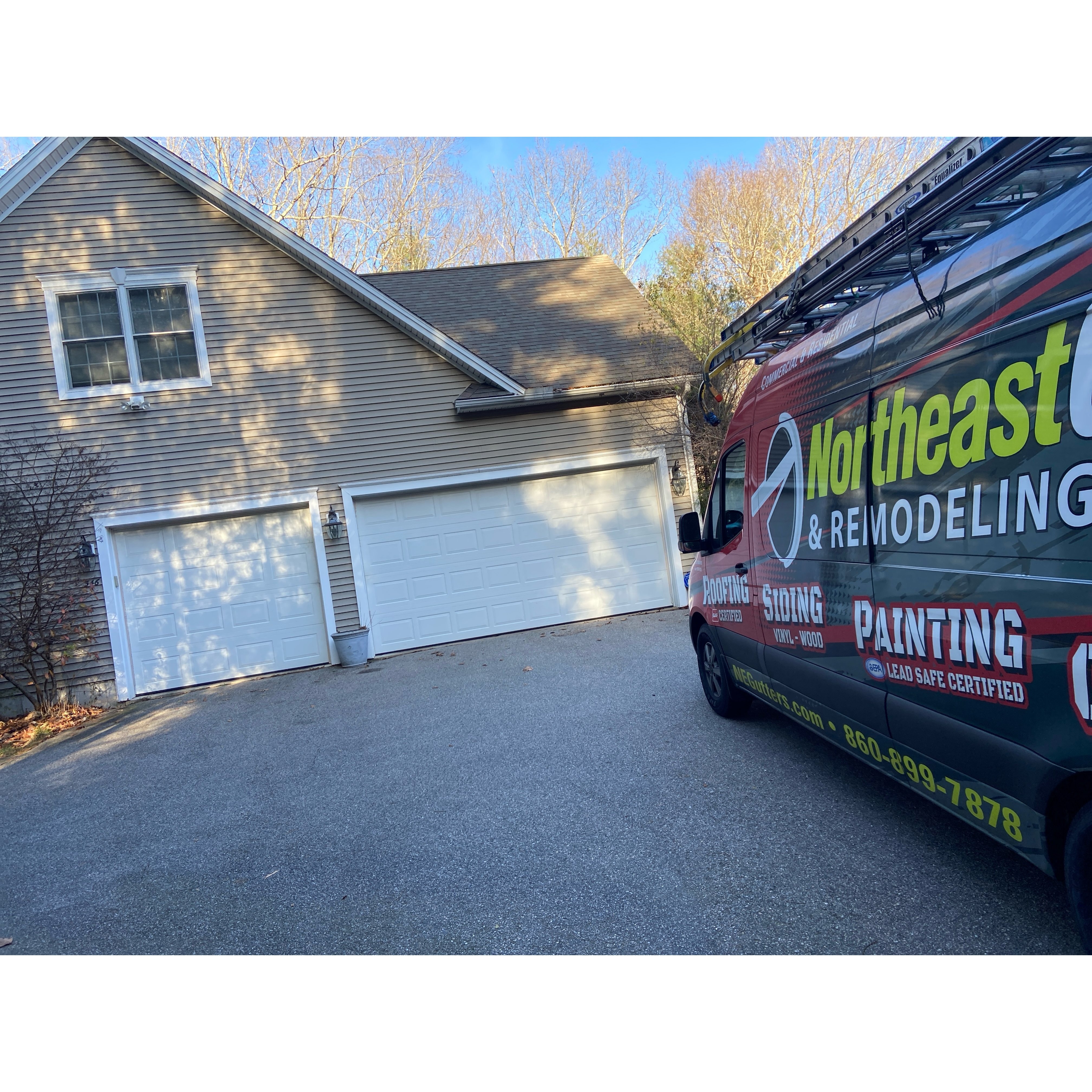 Northeast Gutters and Remodeling Logo