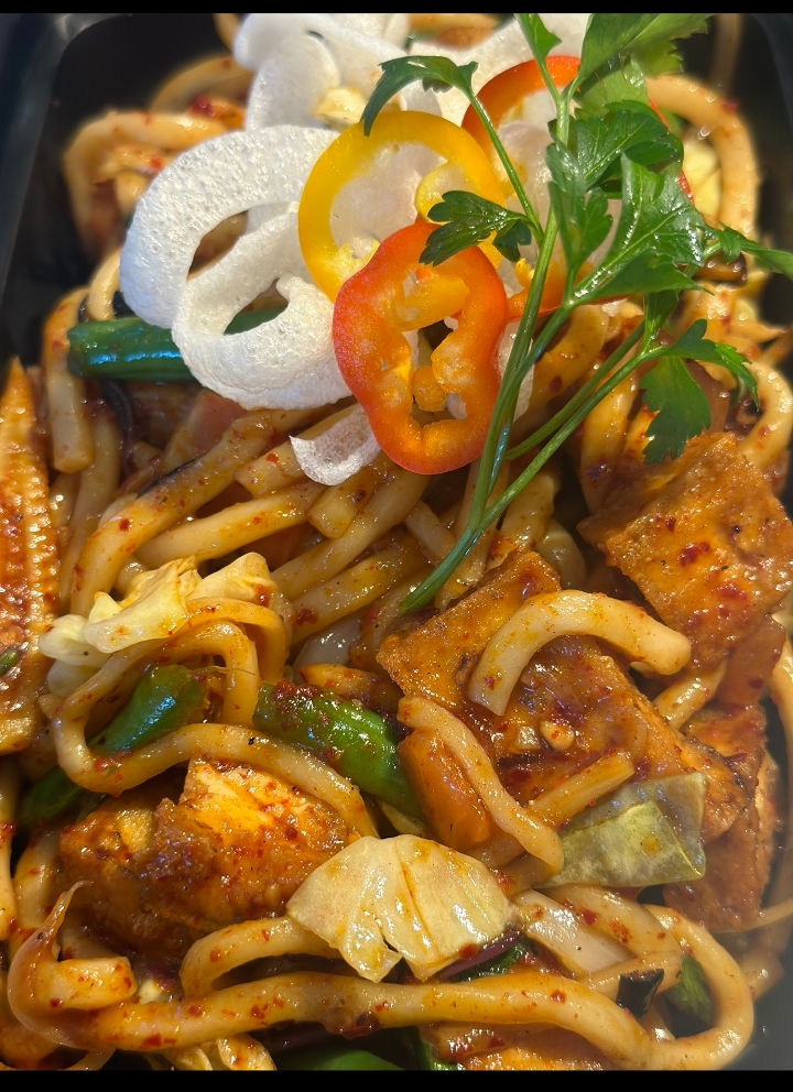 Drunken crispy tofu
