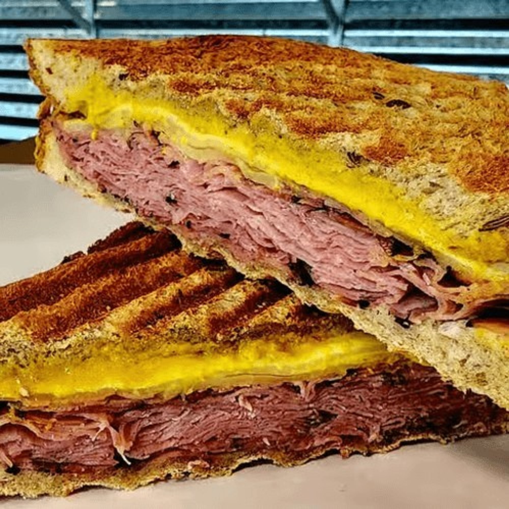Pastrami on Rye Panini