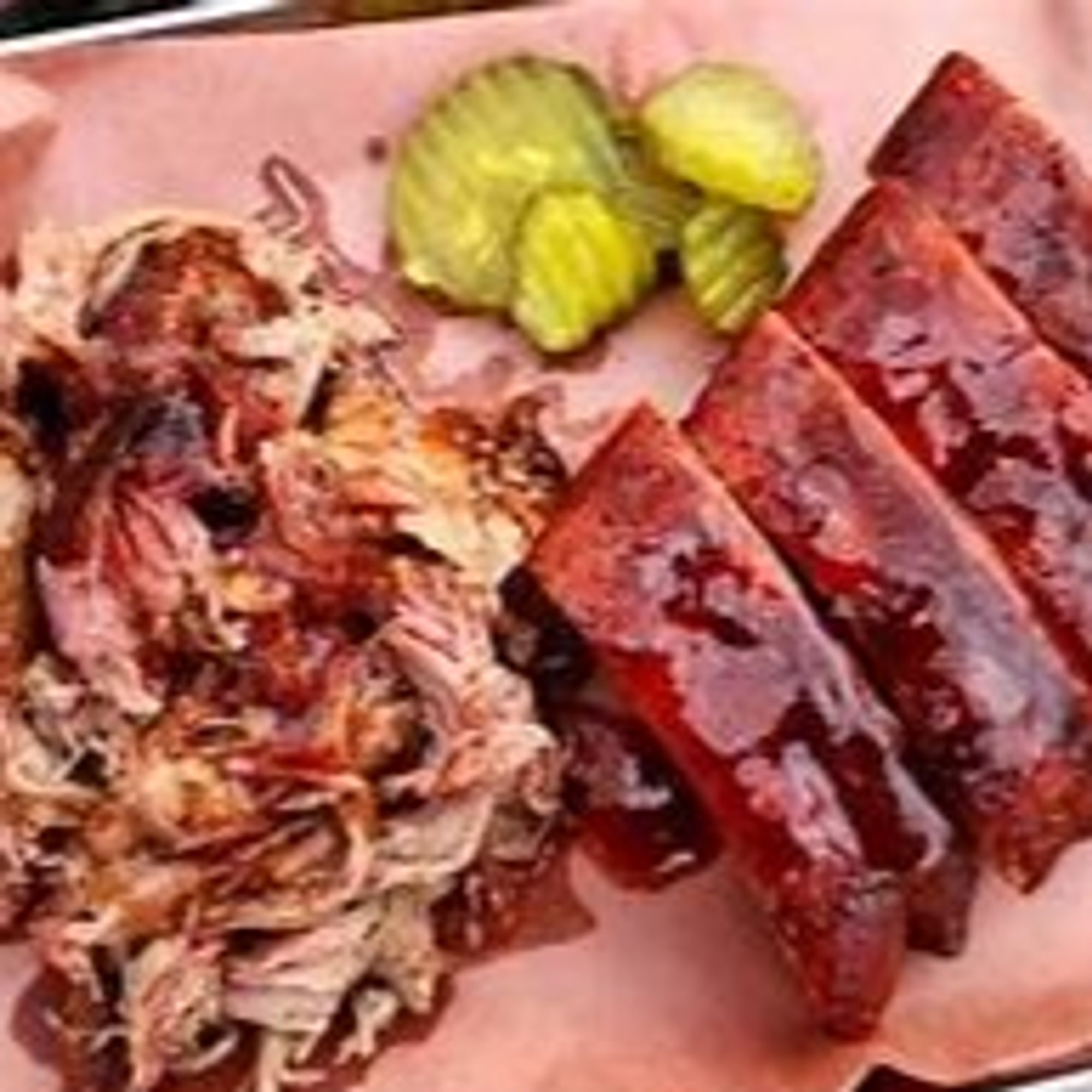 Pulled Pork & 1/2 Rack Baby Back Ribs Combo