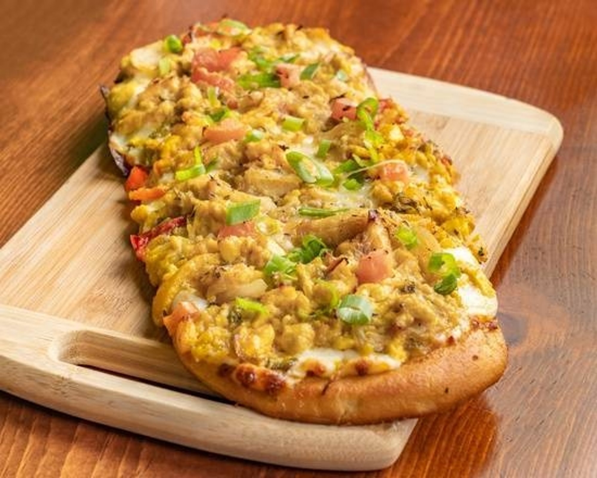 Ackee and Saltfish Flatbread