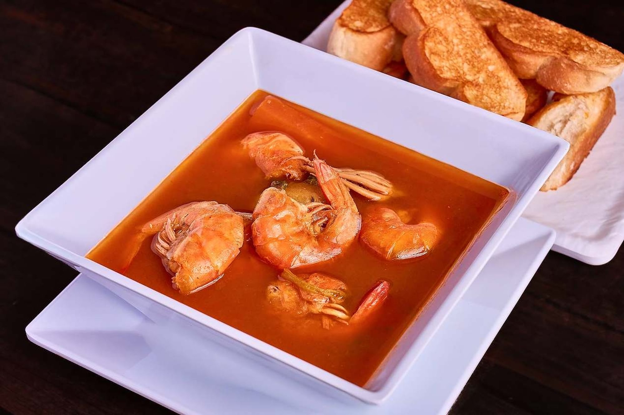 Caldo de camarón