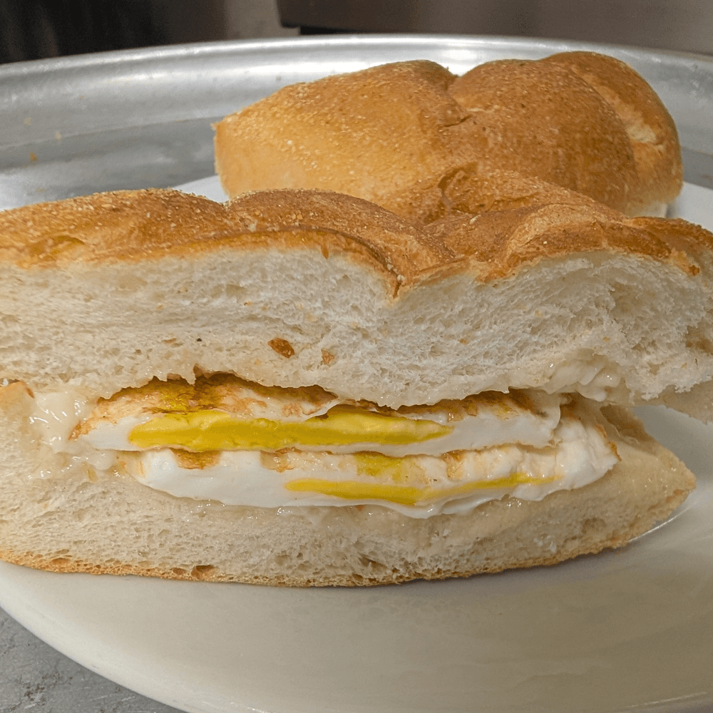 Fried Egg with Cheese Sandwich