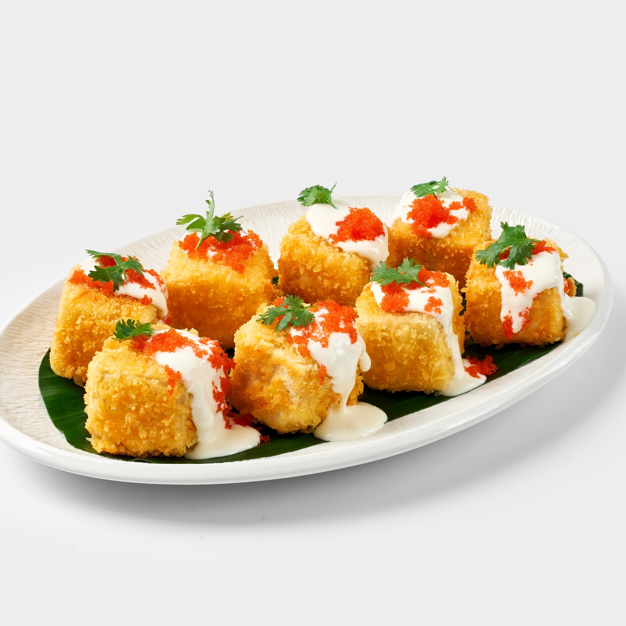 Đậu Hủ Sốt Phô-Mai Trứng Cá - Tofu with Fish Roe Cheese Sauce