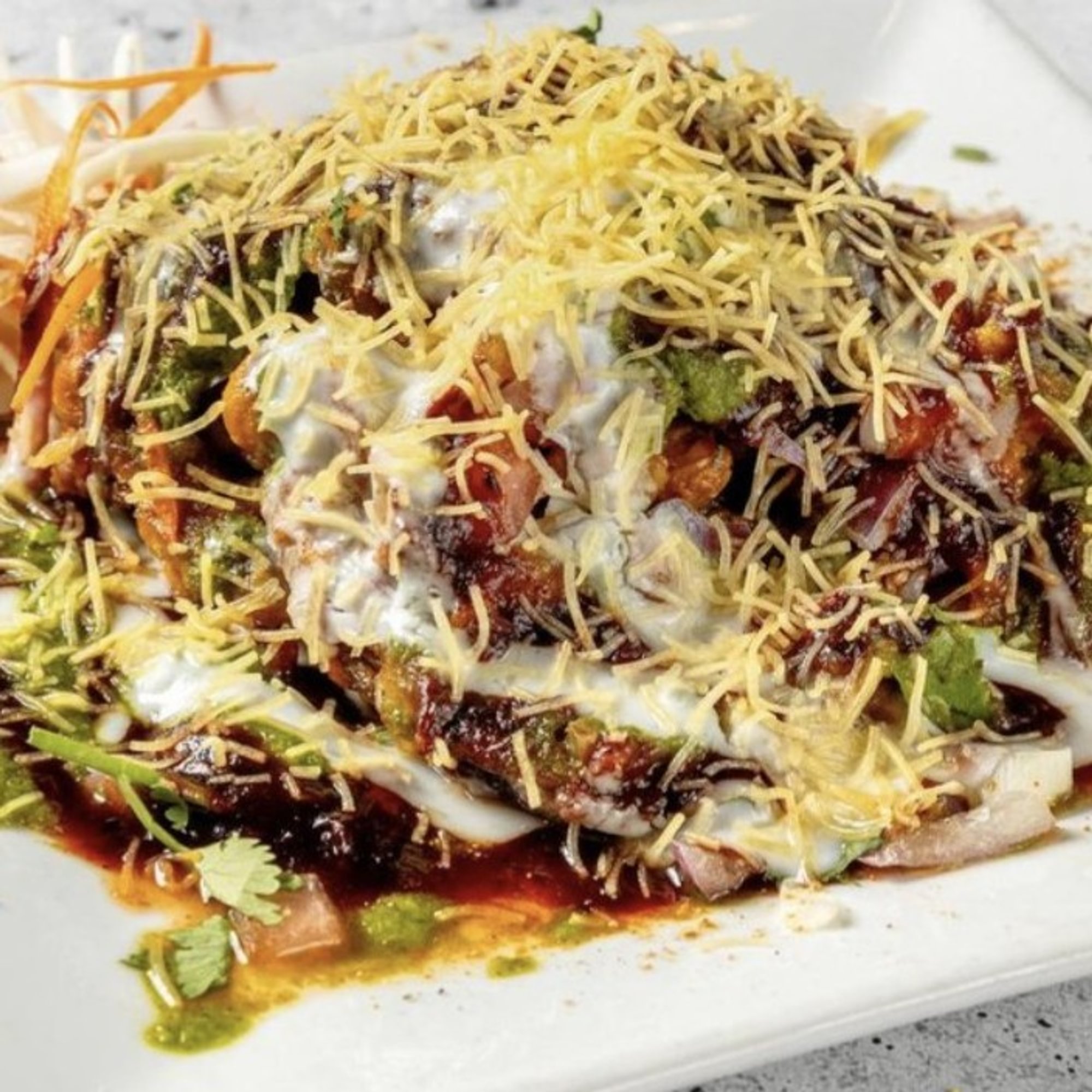Tamarind Eggplant chaat