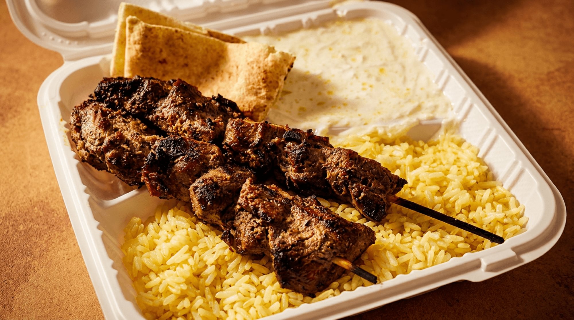 Lamb Kabob Dinner