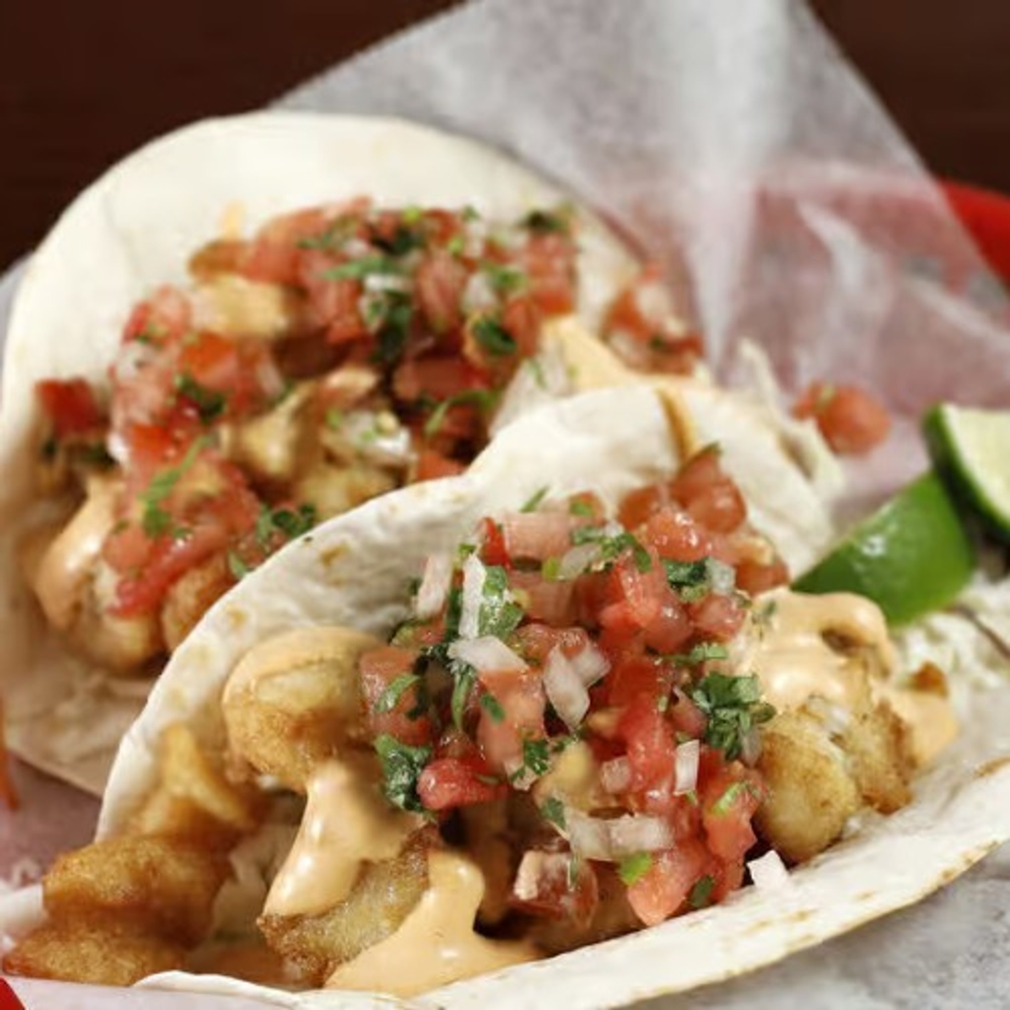 Fish Taco Plate (2 Fish Tacos)
