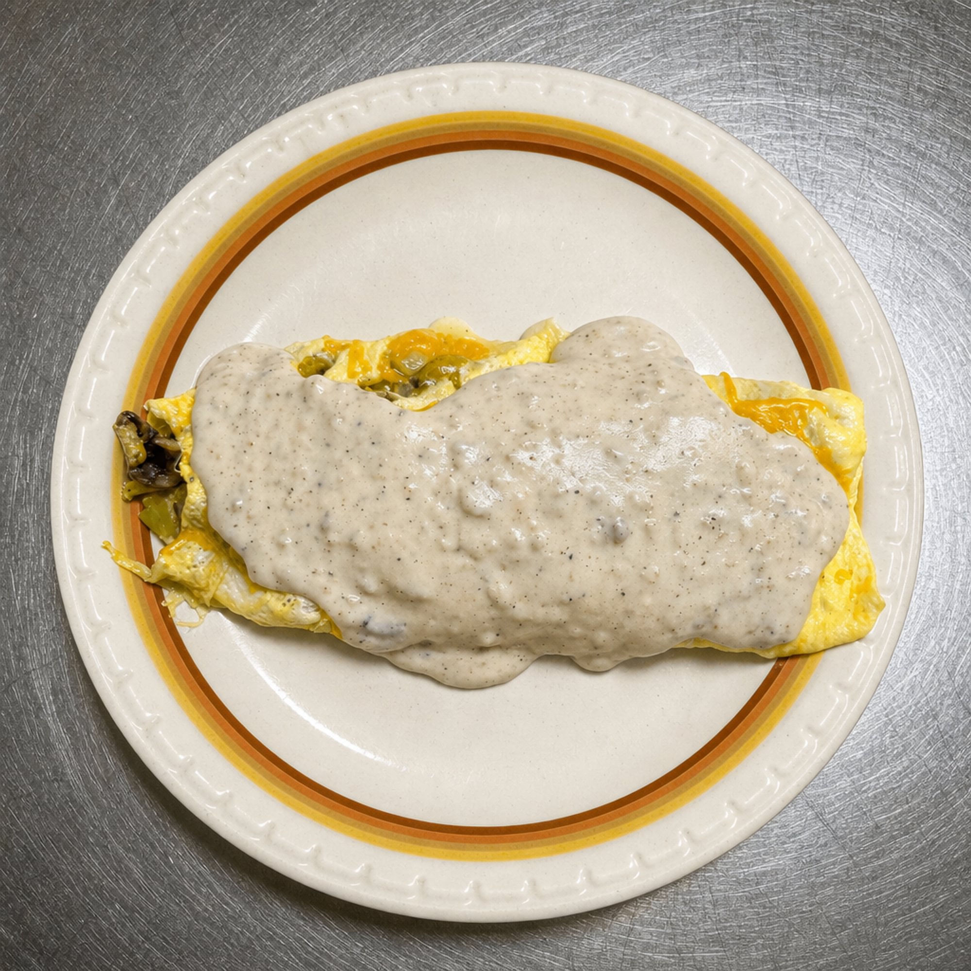 Gravy Goodness Omelet