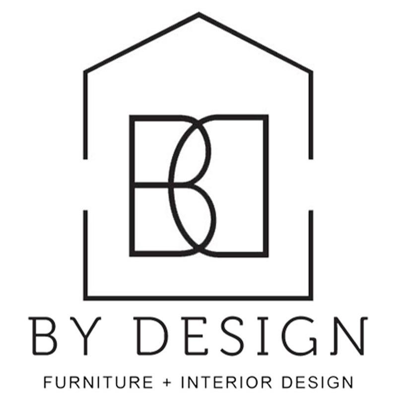 BY DESIGN furniture + interior design Logo