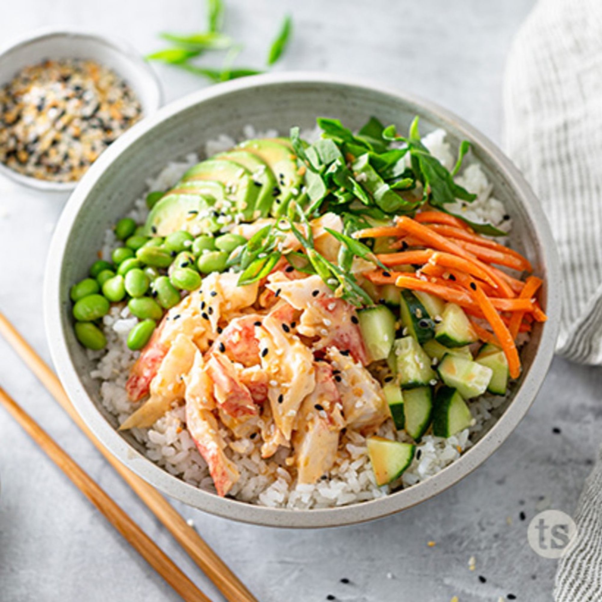 Litchi Krab Bowl