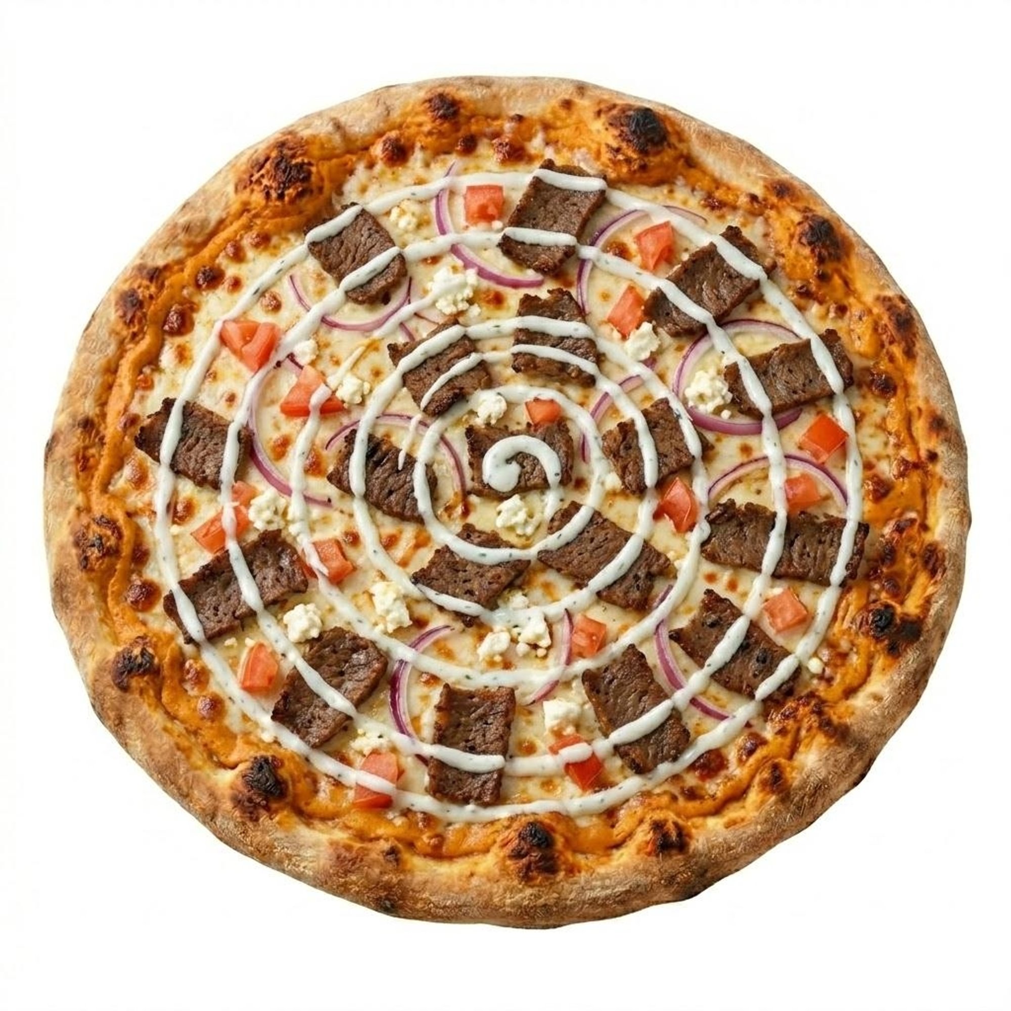 Beef Gyro Pizza