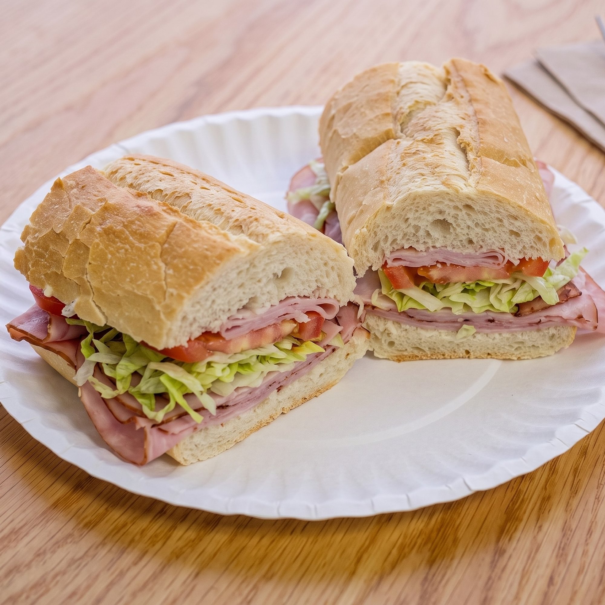 #1 Half Pressed Ham, Salami, Cheese