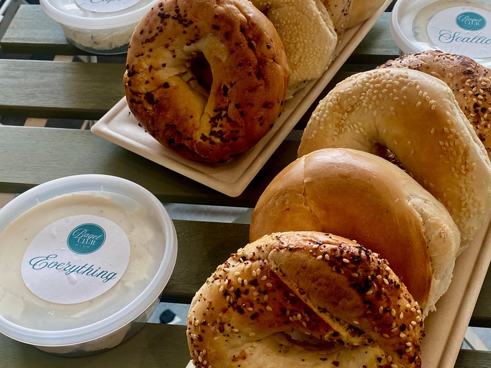 A Half Dozen Bagels (Not Sliced)