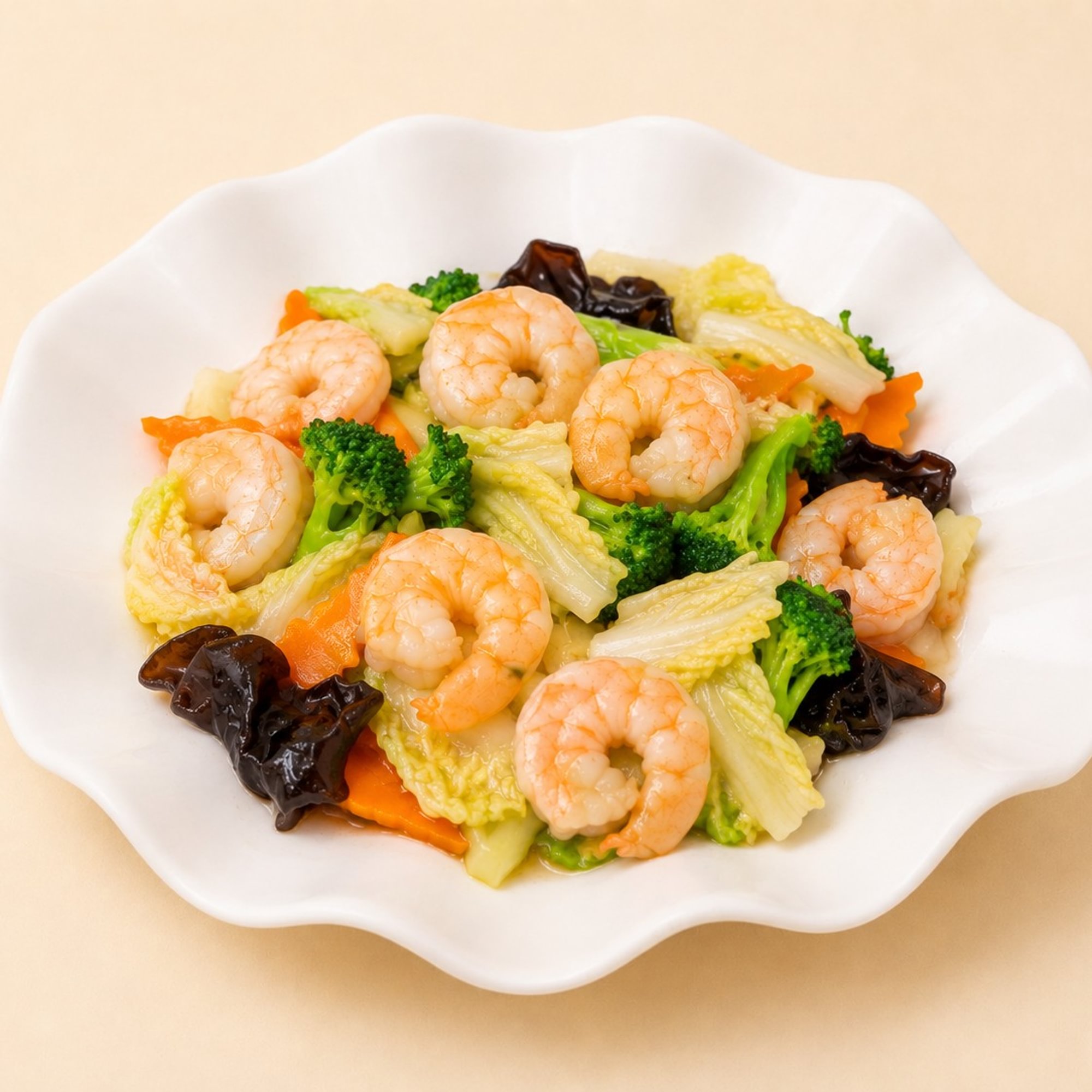 Shrimp with Mixed Vegetables / 虾仁蔬菜烩