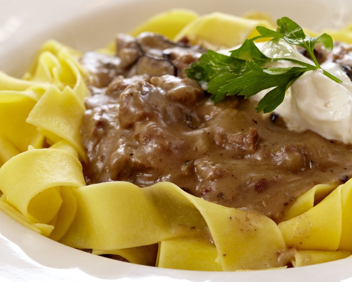 Prime Flat Iron Beef Stroganoff