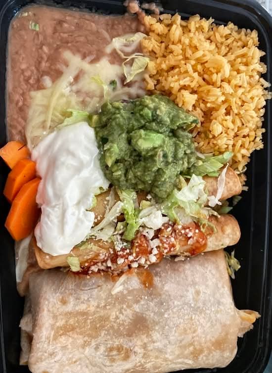 #9-Two Small Flautas and One Burrito