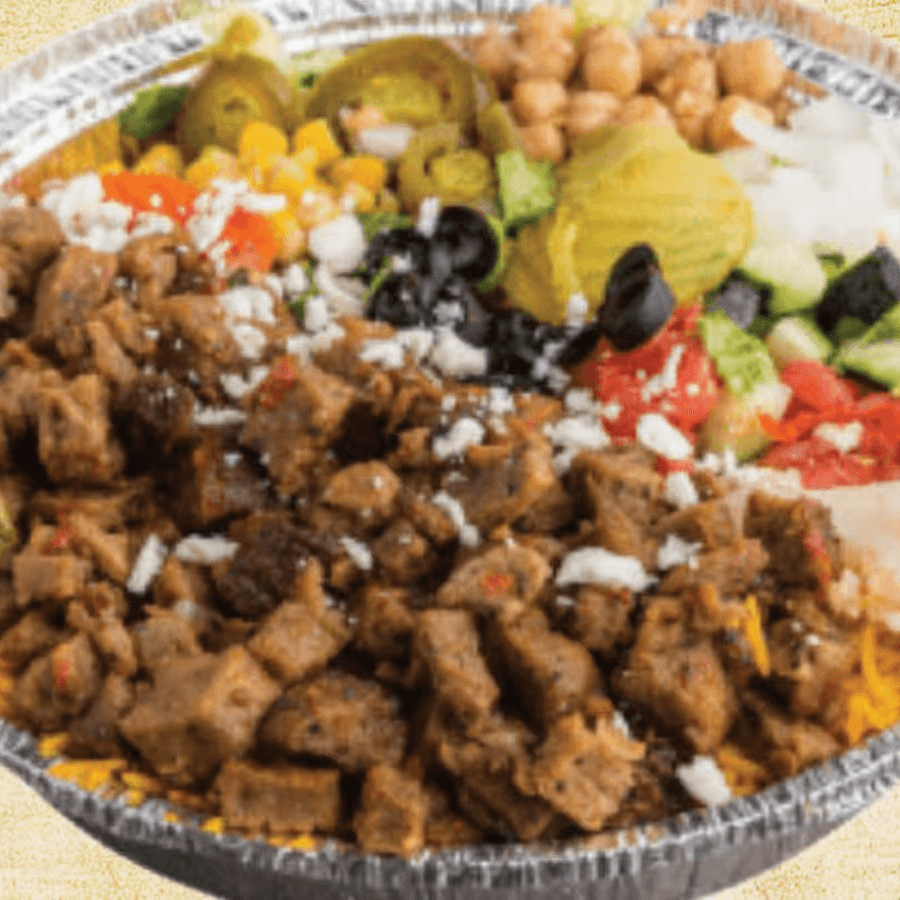 Lamb Over Rice Platter