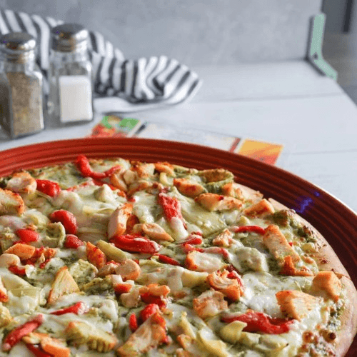 Chicken Pesto Pizza