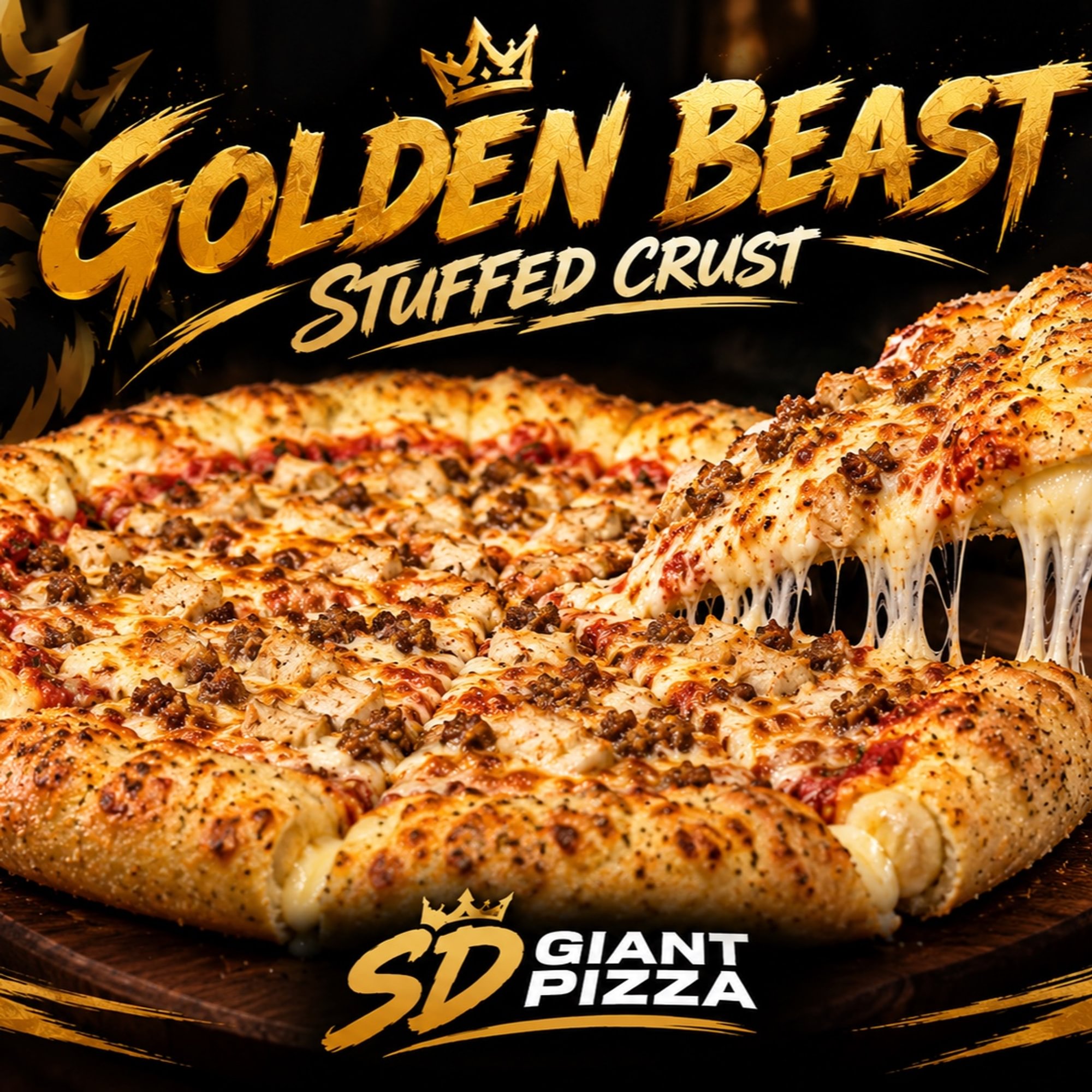 Golden beast Stuffed Crust