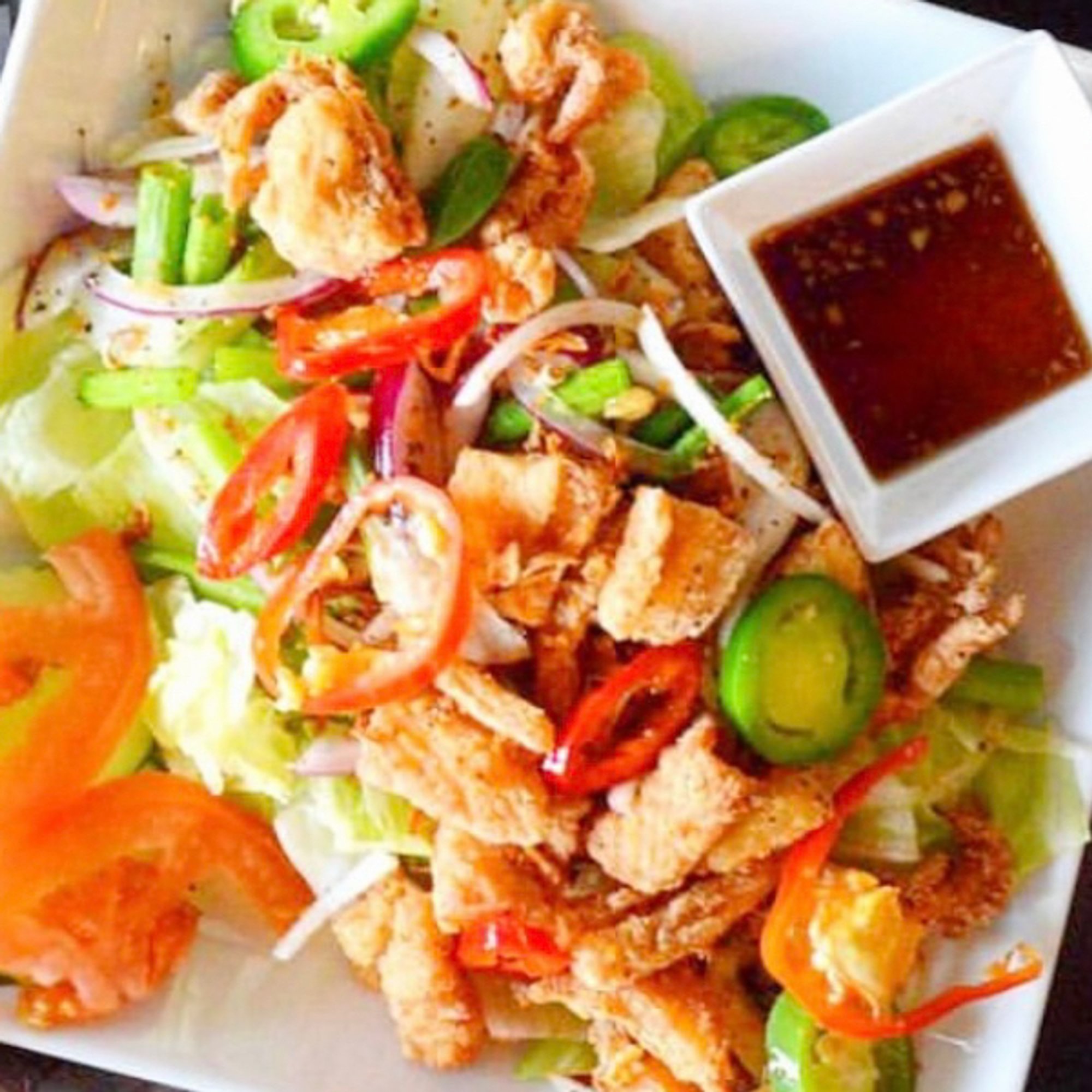 Deep Fried Salmon Belly (Bung Ca Hoi Chien Gion)