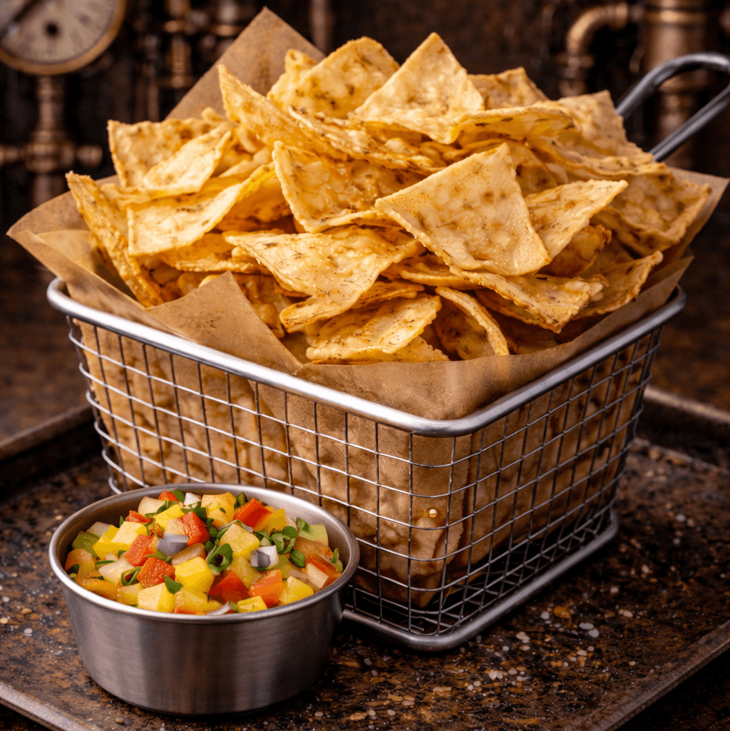 App Chips & Pineapple Salsa