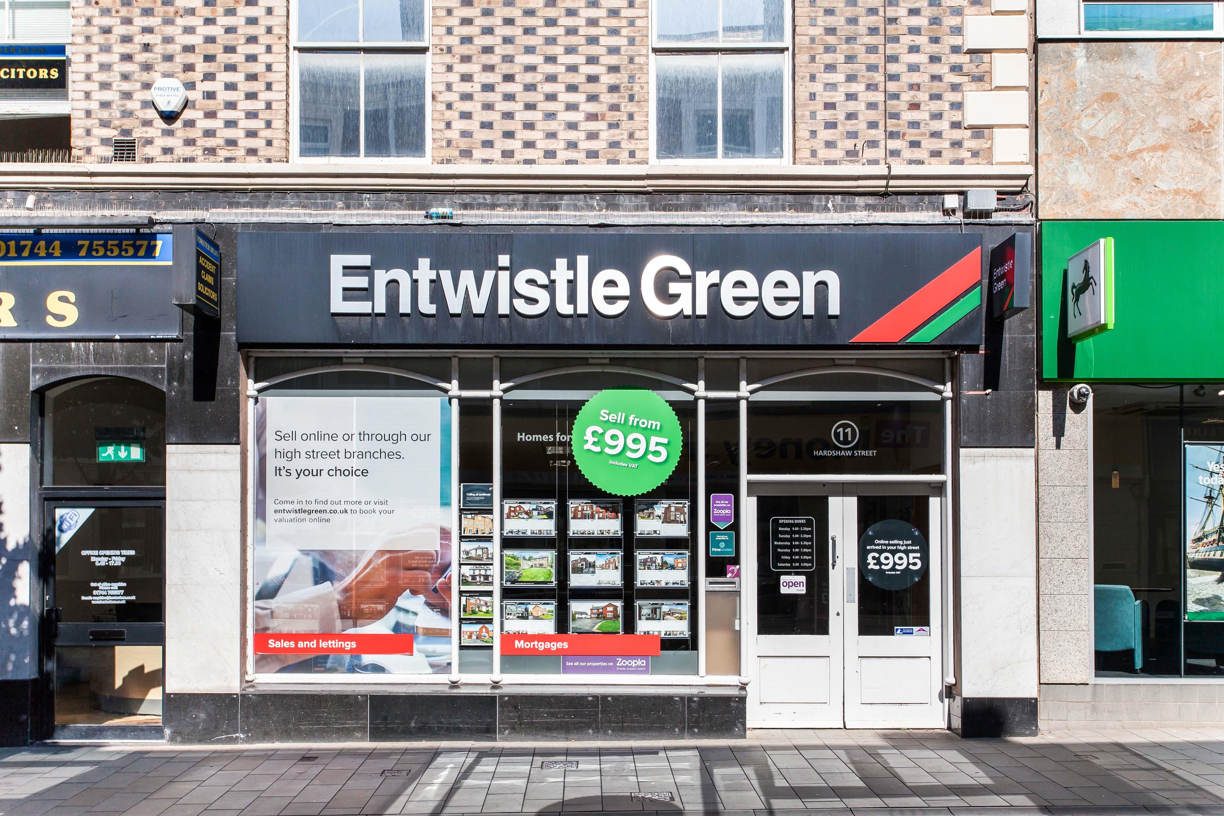 Entwistle Green Estate Agents in St Helens WA10 1QX