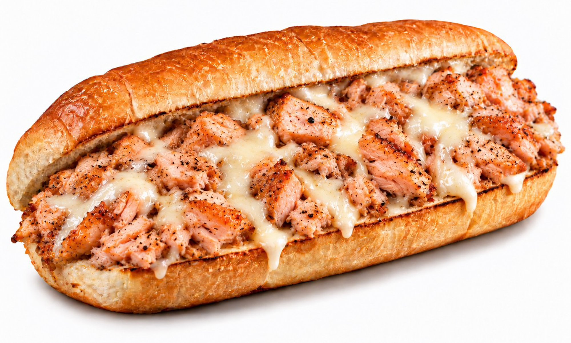 Salmon Philly Cheesesteak