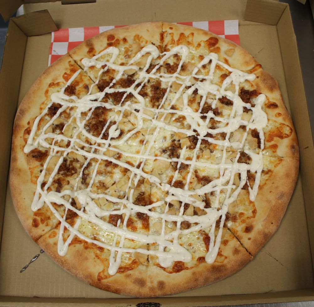 Chicken Bacon Ranch Pizza