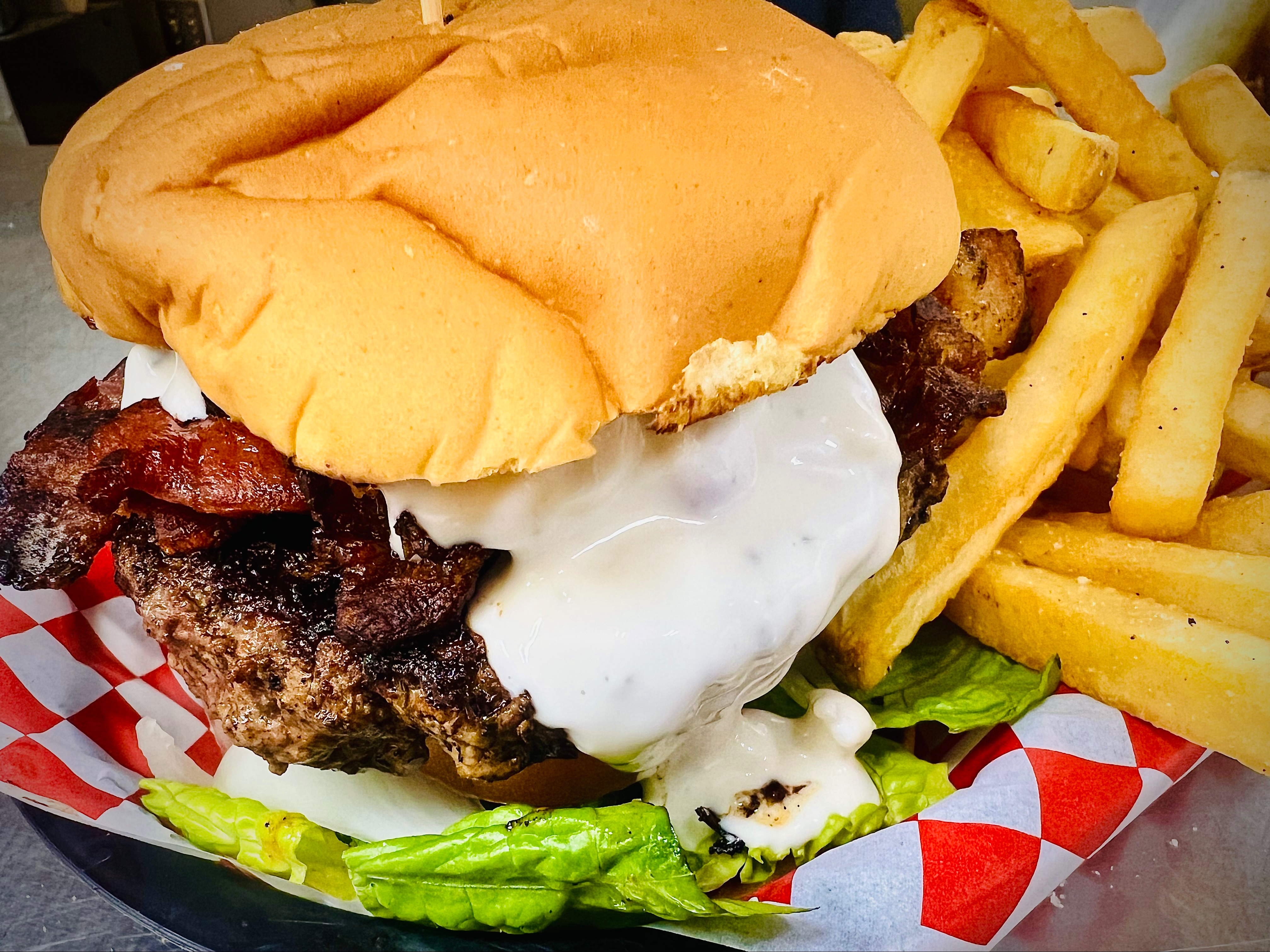 Black and Blue Burger