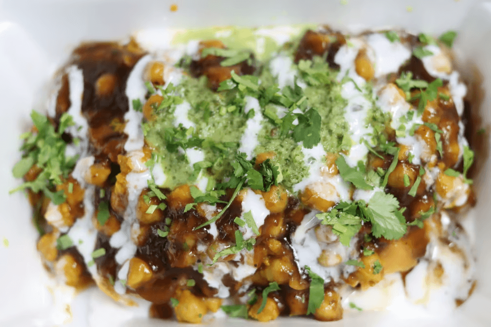 Samosa Channa Chat