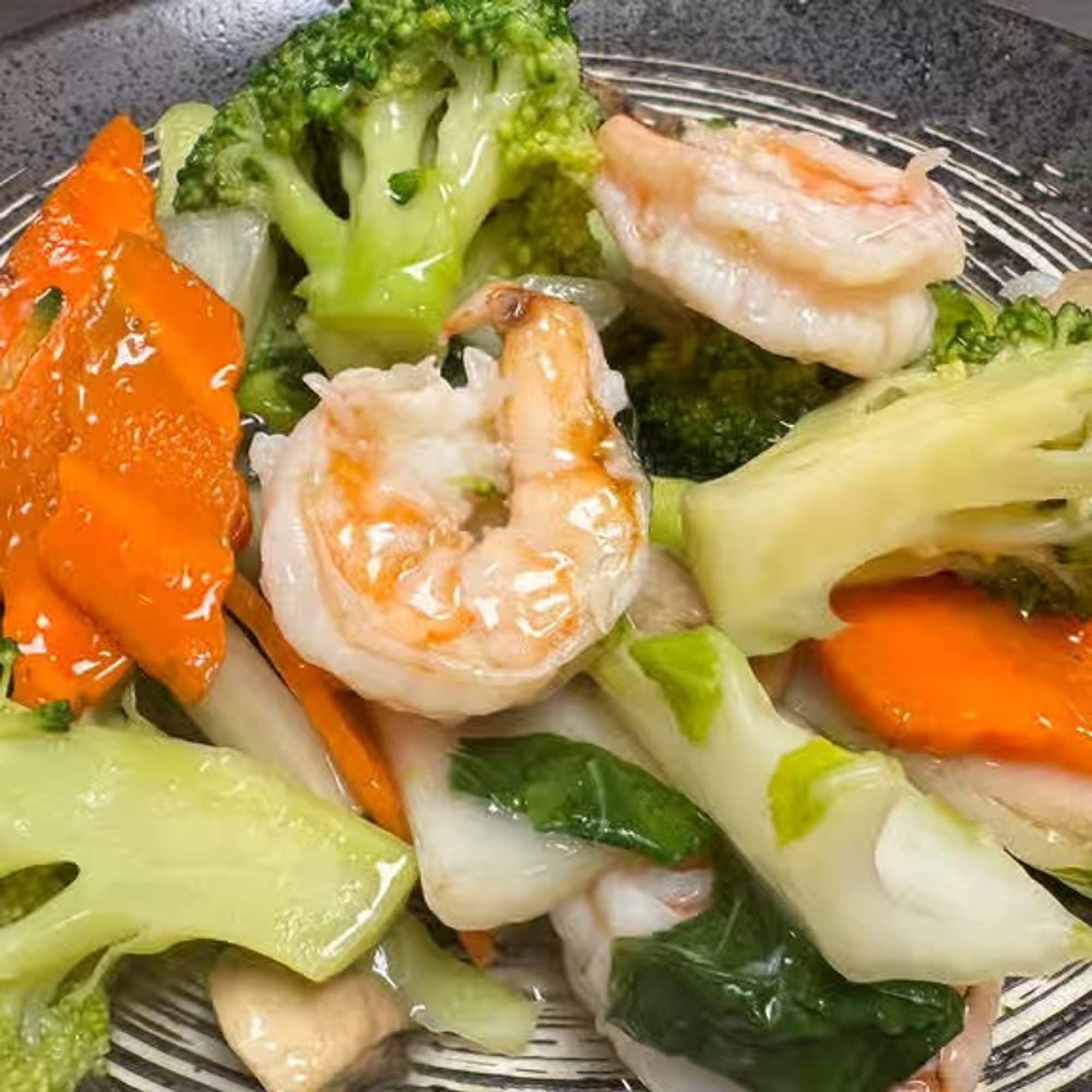 Shrimp with Mixed Vegetables Special