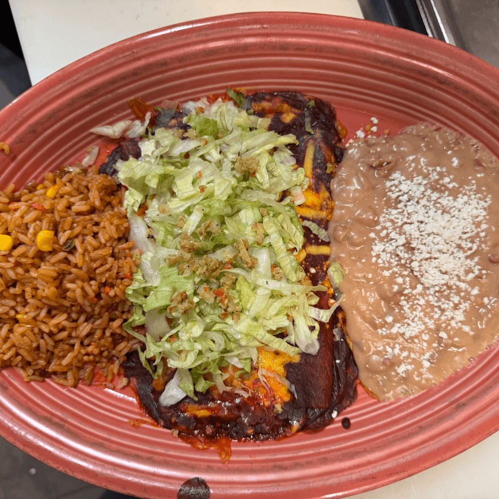 Two Cheese Enchiladas Plate