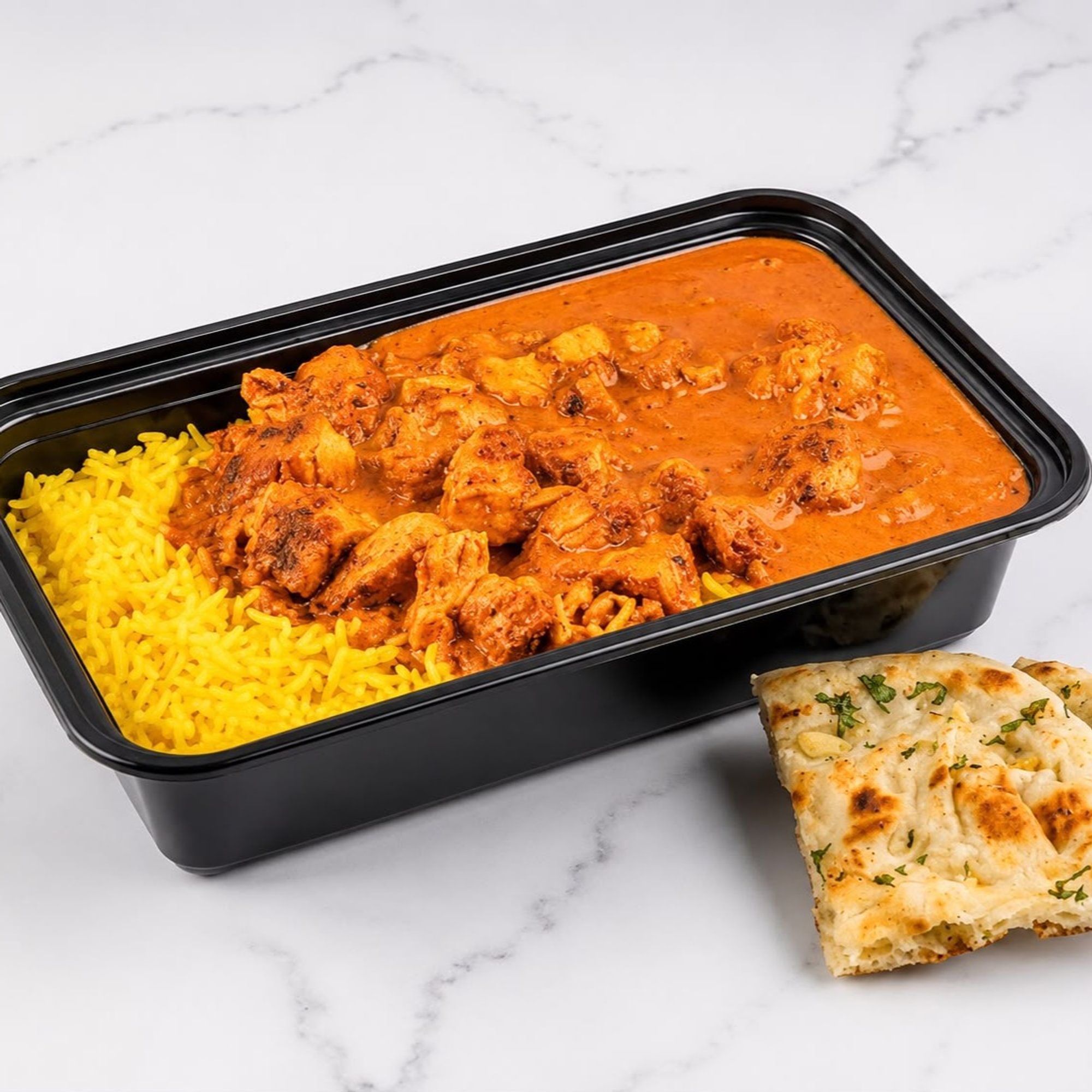 Butter Chicken Over Rice