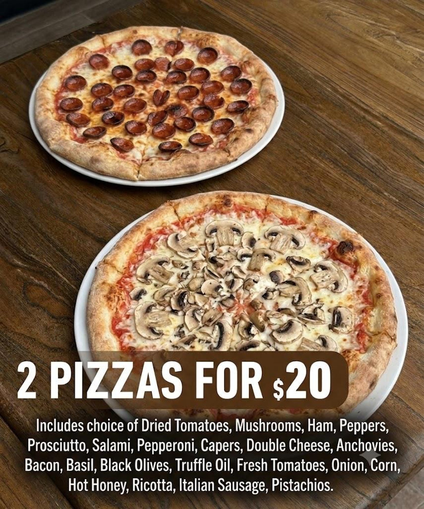 2 Pizzas