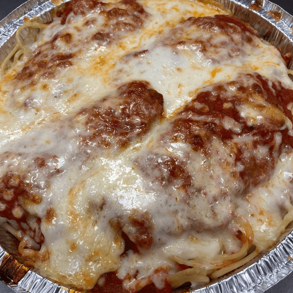 Pasta with Chicken Parm