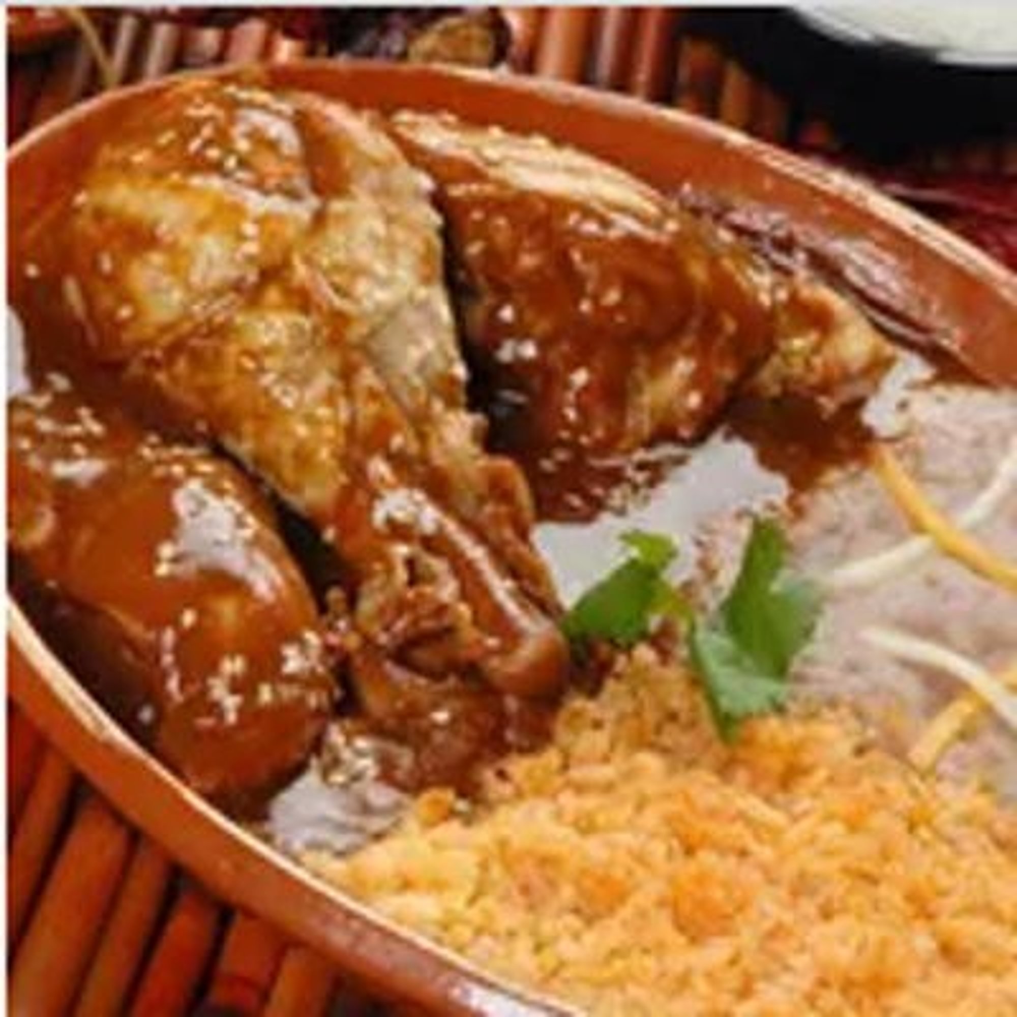 Chicken Mole Dinner Plate
