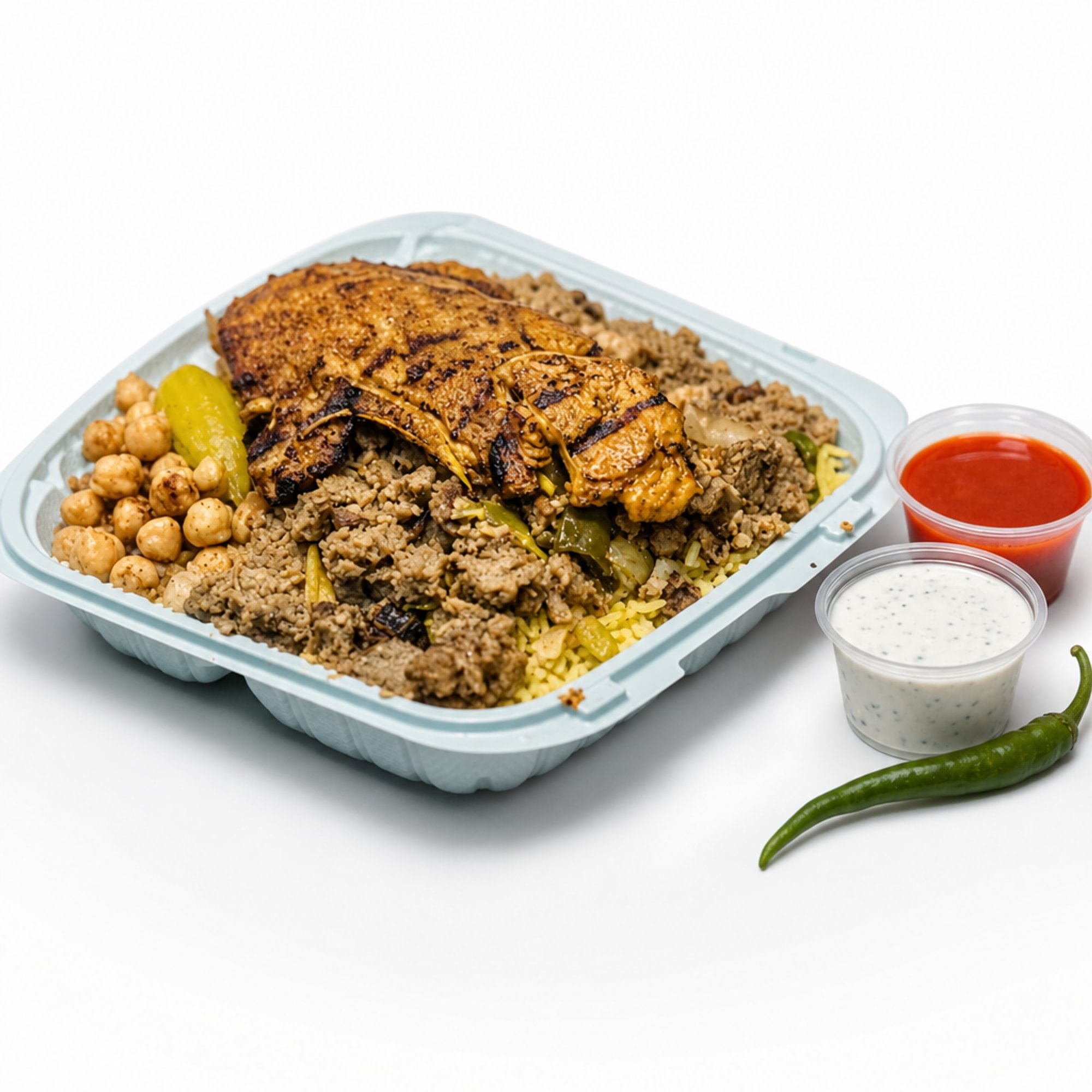 Lamb Gyro with Lamb Chop