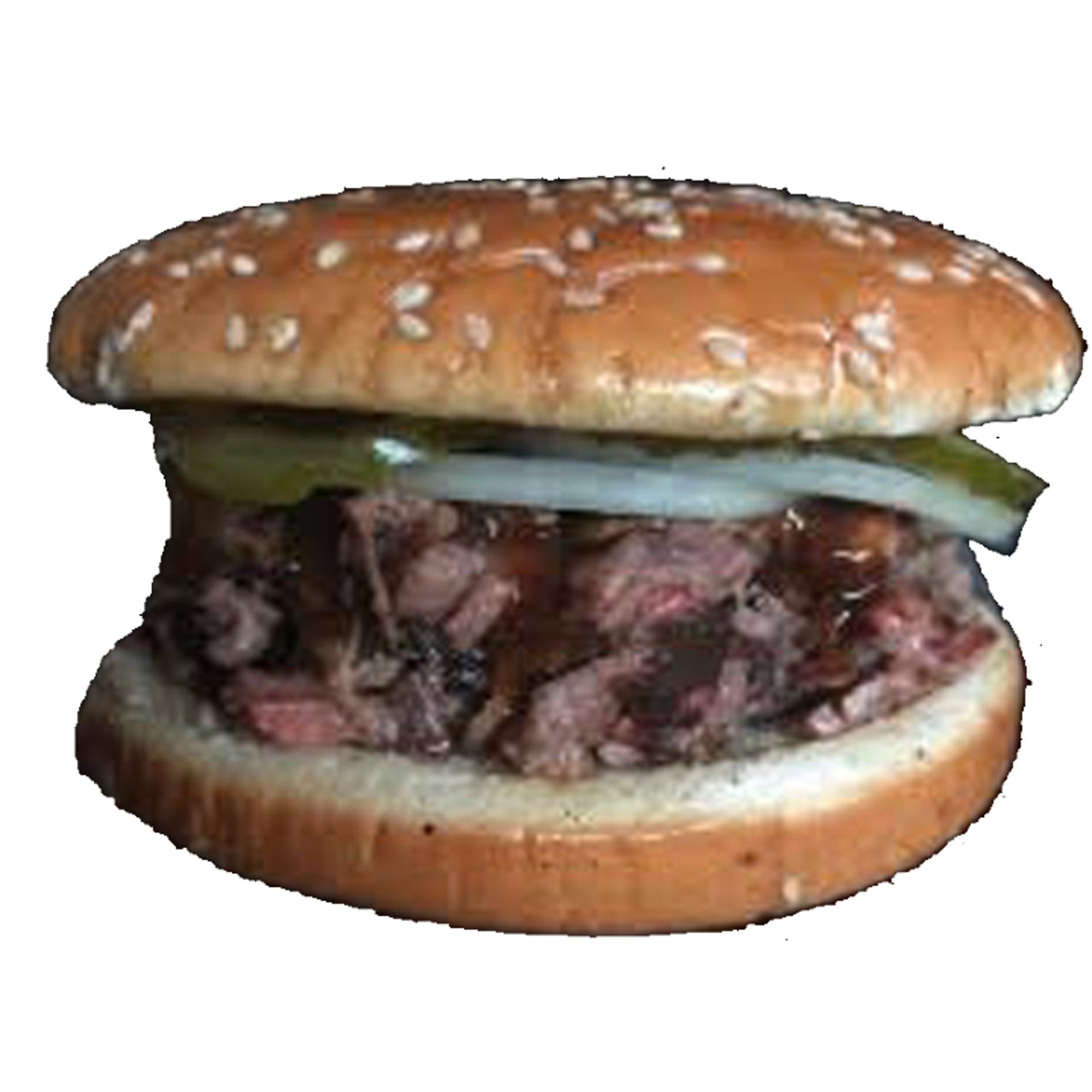 Chopped Brisket Sandwich